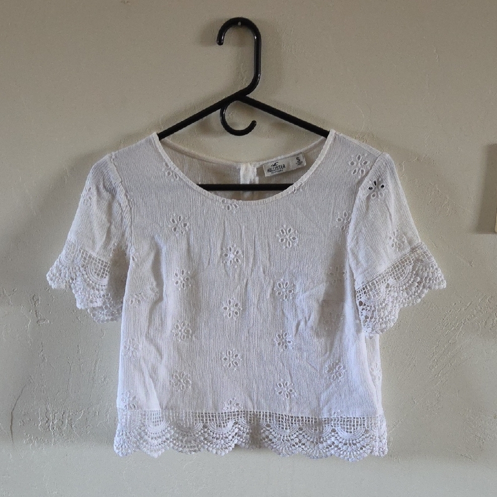 White Lace Women's Top